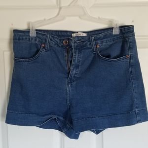 Forever 21 blue jean shorts, size 31